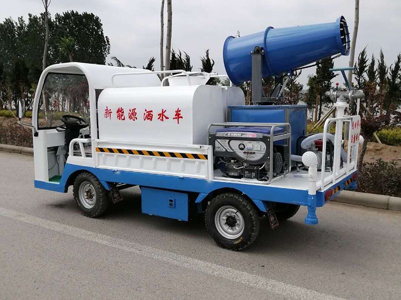 新能源霧炮四輪灑水車