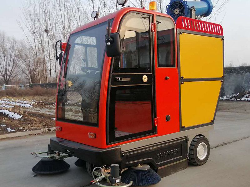 霧炮消毒與掃地一體車