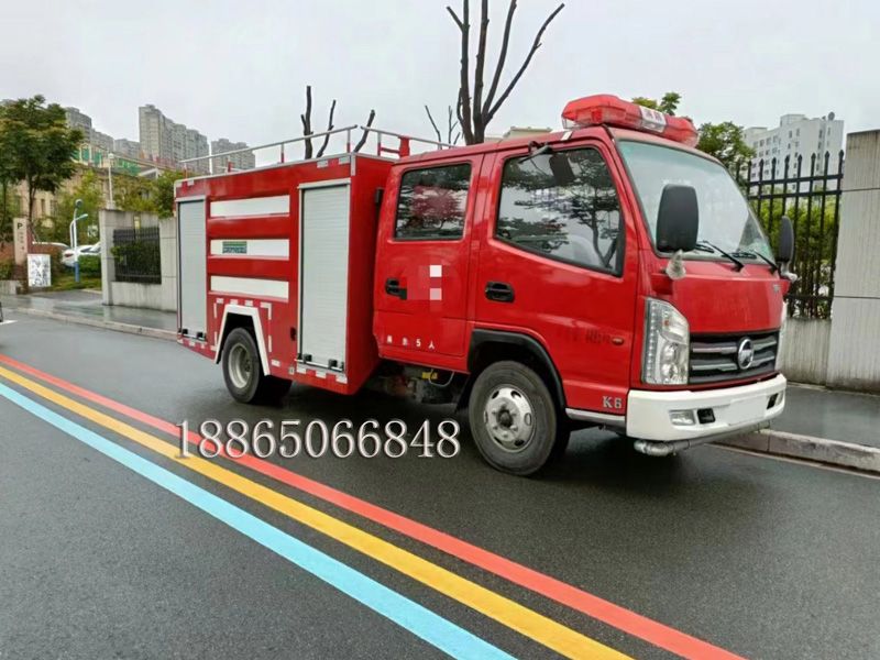 燃油雙排消防巡邏車